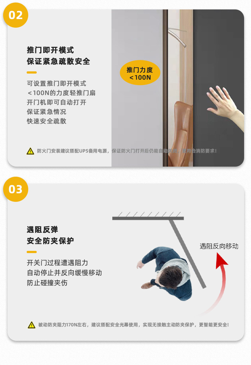 推門(mén)即開(kāi)，遇阻反彈。