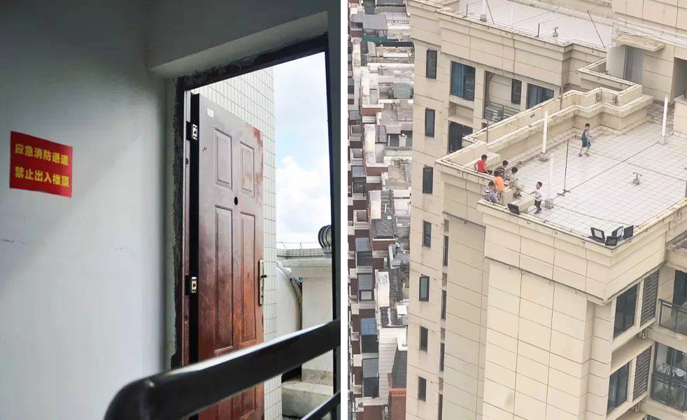 小區(qū)天臺門