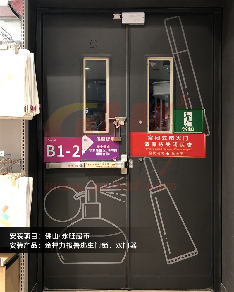 金捍力語(yǔ)音推桿報(bào)警鎖