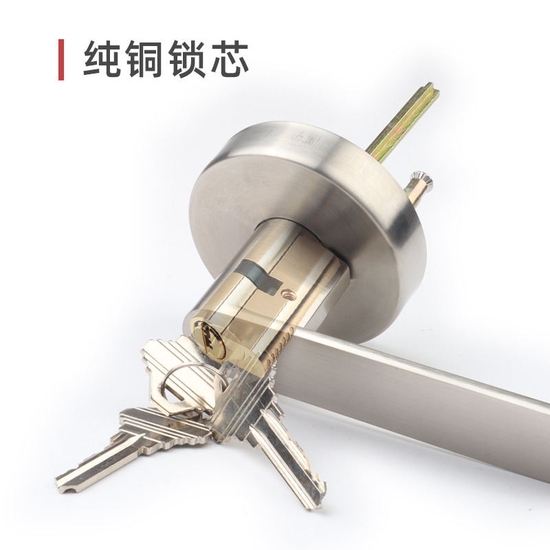 推桿鎖專用 防火門外側(cè)執(zhí)手鎖 逃生鎖把手 金捍力