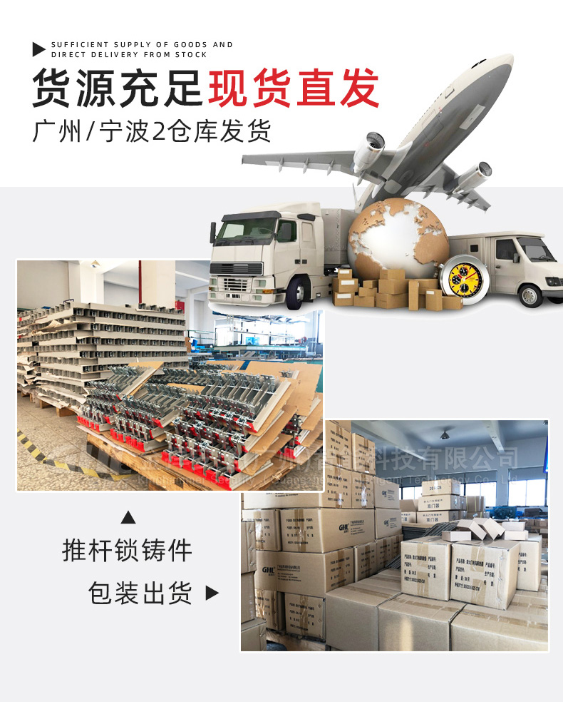 金捍力推桿鎖貨源充足，現(xiàn)貨直發(fā)！