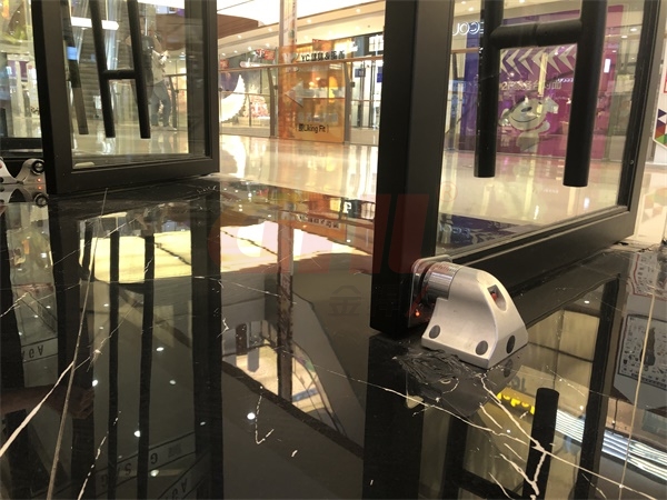 有框玻璃門安裝電磁門吸