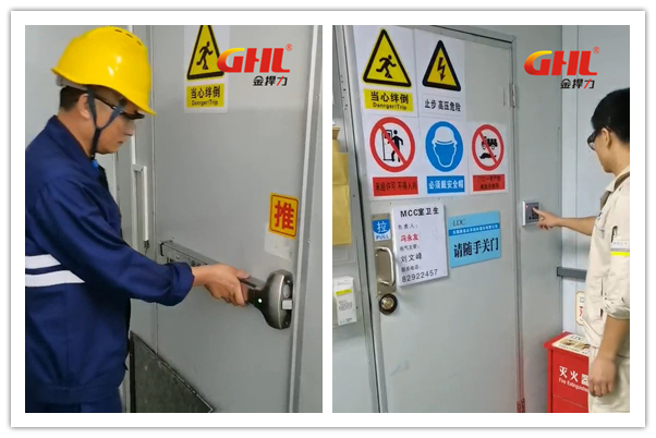 電動推桿鎖聯(lián)動門禁控制